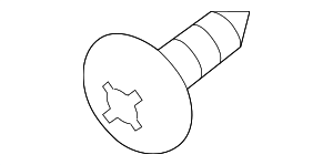 MF453033 - Electrical: Switch Bezel Retainer Screw for Mitsubishi: Eclipse, Eclipse Cross, Endeavor, Galant, Lancer, Mirage, Mirage G4, Outlander, Outlander PHEV, Outlander Sport Image