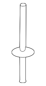 MR473000 - Body: Bumper Cover Rivet for Mitsubishi: Lancer, Outlander, Outlander Sport Image