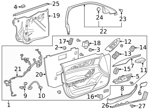 Mirrors for 2018 Cadillac CTS #0