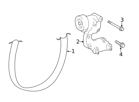 Belts & Pulleys for 2015 Toyota Highlander #0