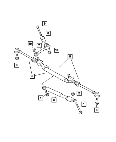Steering Linkage for 2006 Chrysler Crossfire #0