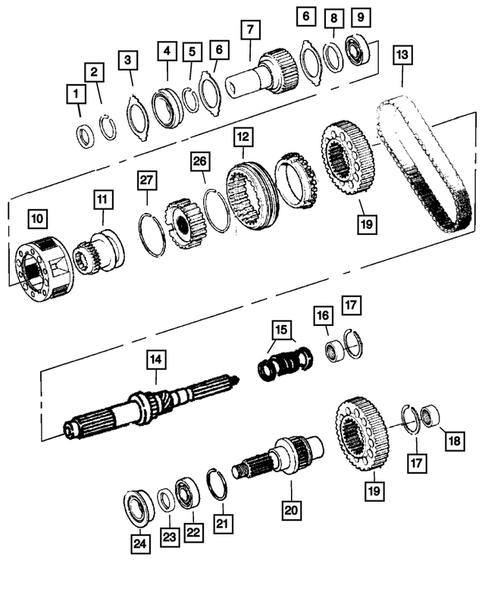 Gear Train for 2007 Chrysler Aspen #0