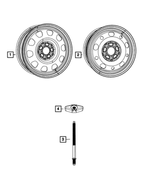 5105876AA - Wheels: Spare Wheel Stud for Mopar Image