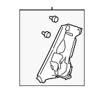 95194151 - : Jet Black Driver Side Body Side Trim Panel for Chevrolet: Sonic Image