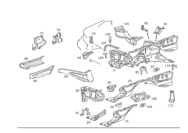 1296206361 - : Wheel Well for Mercedes-Benz Image