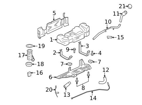 Hardware, Fasteners & Fittings for 2008 GMC Envoy #0