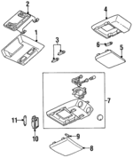10220119 - Body: Front Lamp Assembly for Chevrolet: Lumina APV | Oldsmobile: Silhouette Image