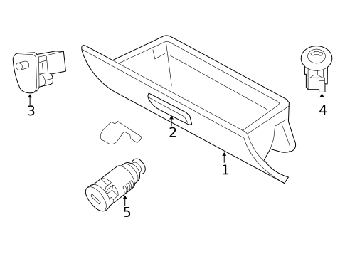 Glove Box for 2007 Dodge Magnum #0