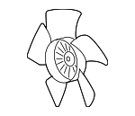 89022528 - Cooling System: Fan Blade for Cadillac: SRX, STS Image