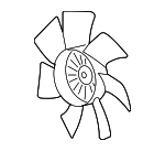 89022529 - Cooling System: Fan Blade for Cadillac: SRX, STS Image