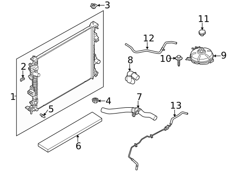 Radiators, Coolers & Related Components for 2025 Lincoln Corsair #0
