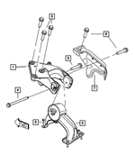 6501742 - 3.3L Gas; Engine: Hex Head Bolt And Washer, Mounting for Mopar Image