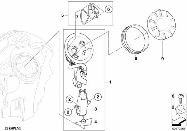 16147697819 - : Fuel Pump Assembly for BMW-Motorrad Image