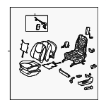 7120042E60B5 - Body: Seat Assembly for Toyota: RAV4 Image
