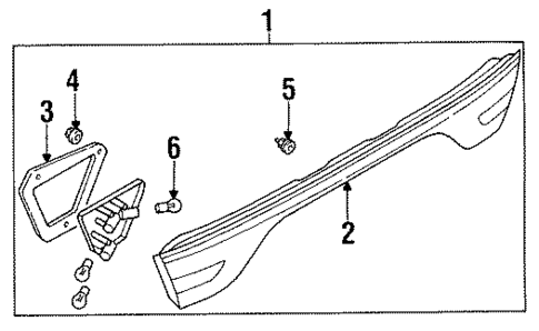 Combination Lamps for 1996 Mitsubishi Galant #0