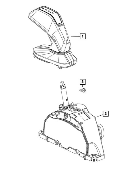 Gearshift Controls and Related Parts for 2025 Dodge Charger Daytona #0