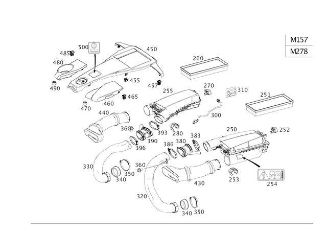 949946500 - Chassis Sheet Metal Parts/Air Intake: Fastening Clip for Mercedes-Benz: AMG GT, AMG GT Black Series, AMG GT C, AMG GT R, AMG GT S, CL63 AMG, CLS63 AMG, CLS63 AMG S, E63 AMG, E63 AMG S, EQE 350, EQE 350+, EQE 500, EQE AMG, EQS 450, EQS 450+, EQS 580, EQS AMG, GL63 AMG, GLC300, GLC43 AMG, GLC63 AMG, GLC63 AMG S, GLE63 AMG, GLE63 AMG S, GLS63 AMG, ML63 AMG, S63 AMG, SL63 AMG Image image