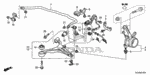 42514SAA003 - Chassis: CLAMP, WIRE (BLACK) for Honda Image