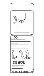 819909TG0A - Body: Info Label for Nissan Image
