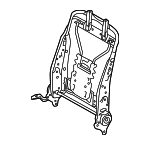 7164052331 - Body: Seat Back Frame for Toyota: Prius C Image