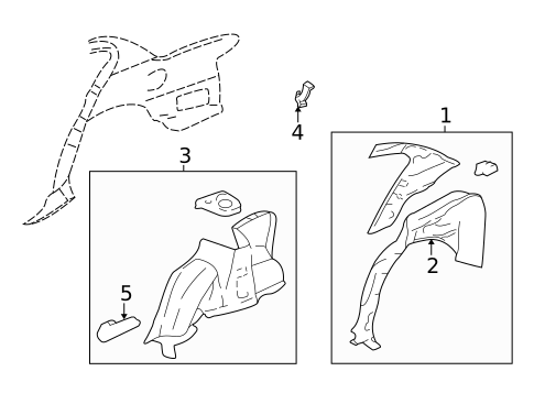 Inner Structure for 2002 Pontiac Grand Am #0