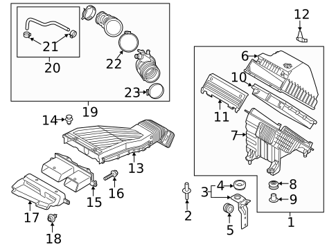 Air Intake for 2020 Kia Sportage #0