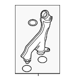 LR050935 - Cooling System: Water Pipe for Land-Rover Image