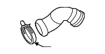 LR033994 - Cooling System: Outlet Tube for Land-Rover Image
