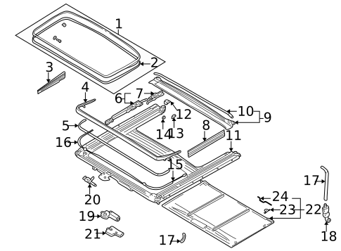 Sunroof for 2006 Volvo S80 #0