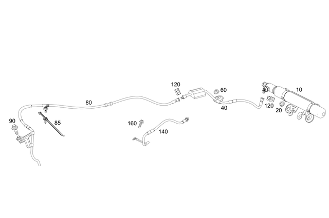 1778685100 - Windshield Washer, Emergency Equipmt: Gas Generator for Mercedes-Benz Image image