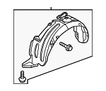 868114D002 - Body: Fender Liner for Hyundai: Entourage Image