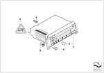 65129127000 - Audio, Navigation, Electronic Systems: Button for Mini Image