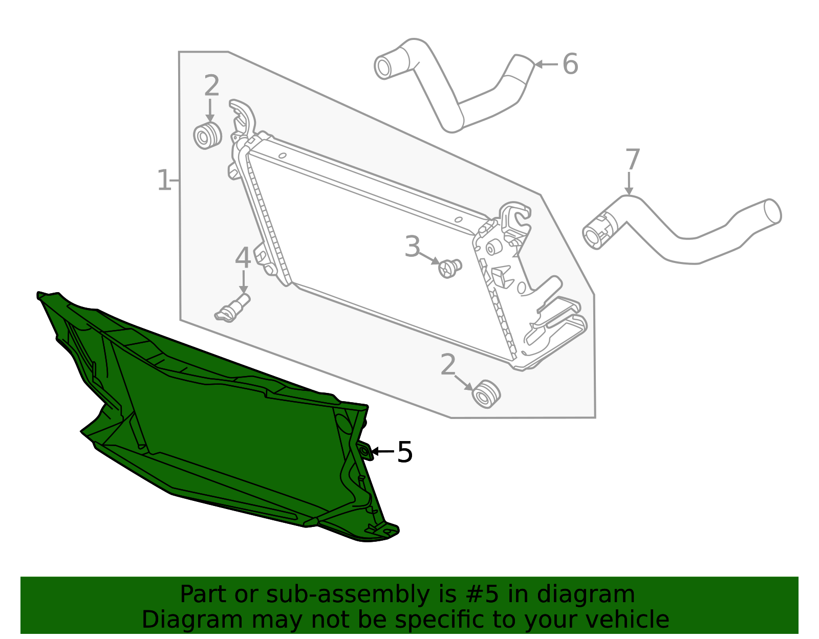 2023-2026 Chevrolet Corvette Outlet Duct 84756562 | TascaParts.com