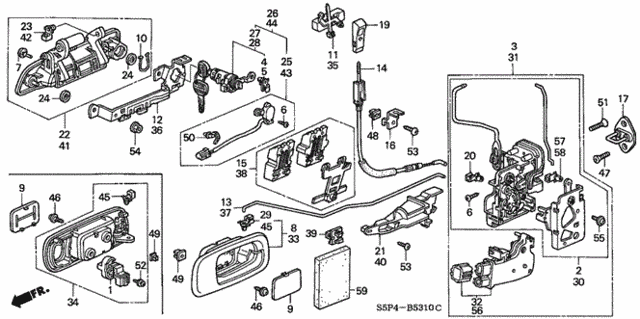 Door Locks for 2002 Honda Civic #0