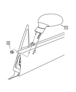 TR37HGRAD - Doors, Door Mirrors and Related Parts: Outside Rearview Mirror, Left for Mopar Image