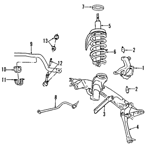 Front Suspension for 2004 Dodge Ram 3500 #1