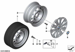 36106786353 - : Steel Rim Schwarz 369072 for BMW Image
