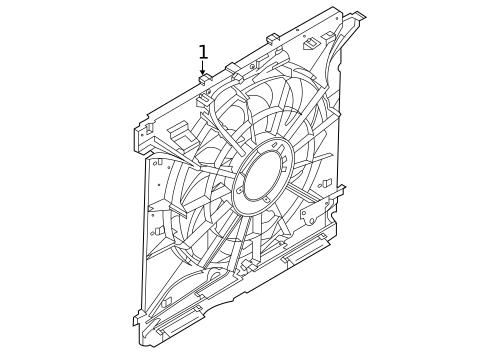Cooling Fan for 2023 Lincoln Aviator #0