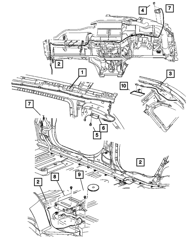 4685913AD - : Antenna Cable for Mopar Image
