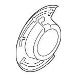 BRDS9 - Brakes: Motorcraftâ„¢ Brake Dust Shield for Ford Image