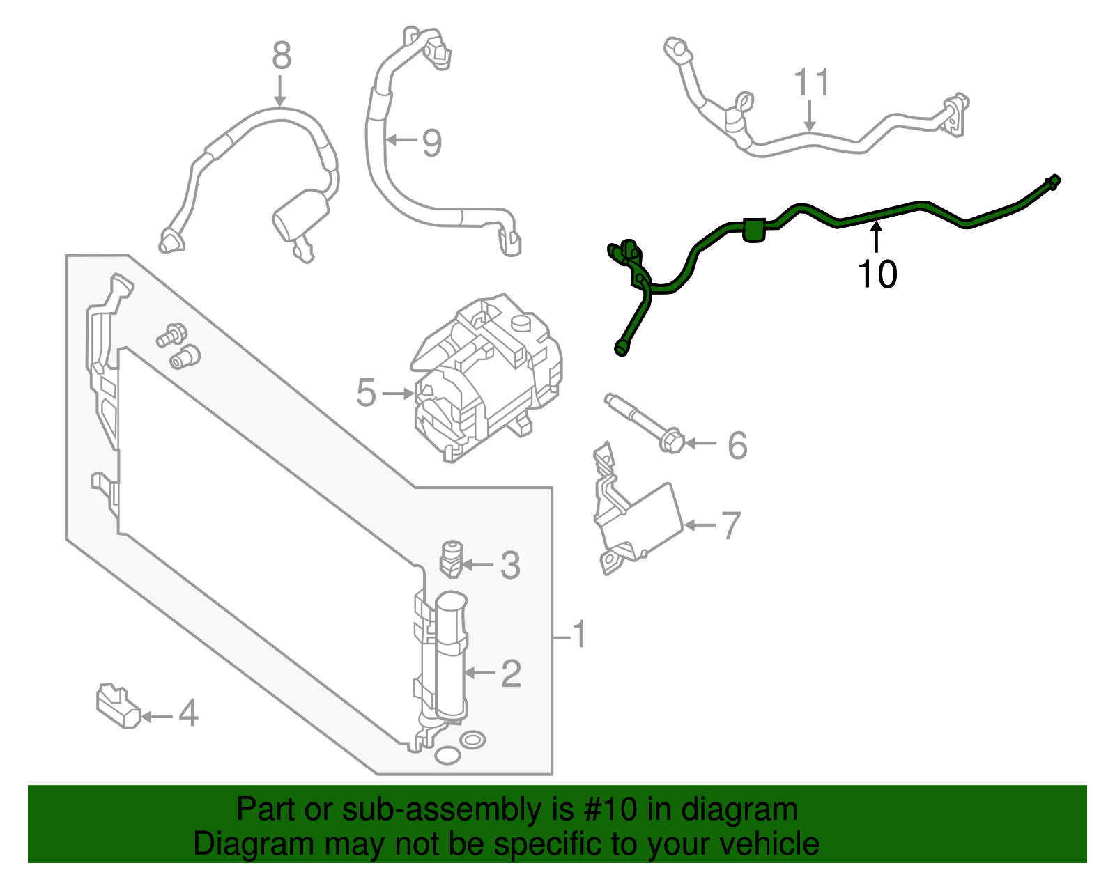 Pressure Line - Nissan (92440-3NK0A)