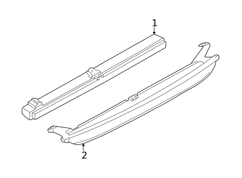 High Mounted Stop Lamp for 2002 Volkswagen Jetta #1