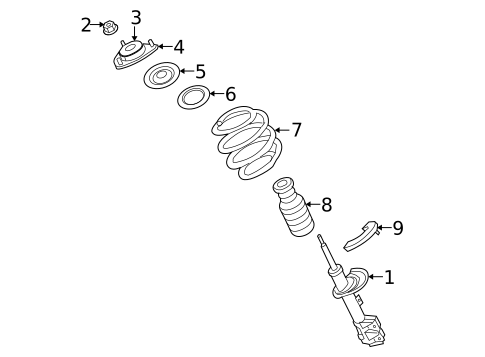 Struts & Components for 2014 Jeep Patriot #0