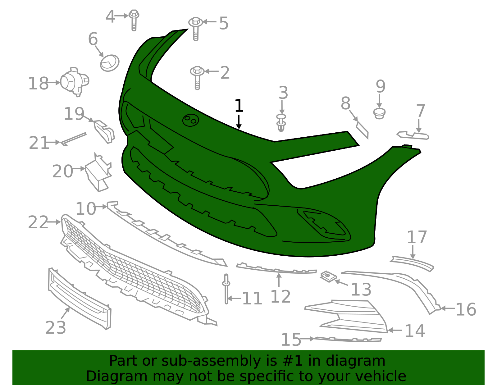 Genuine OEM Bumper Cover | 257-880-78-02-9999 | Fits Select 2019-2021 ...