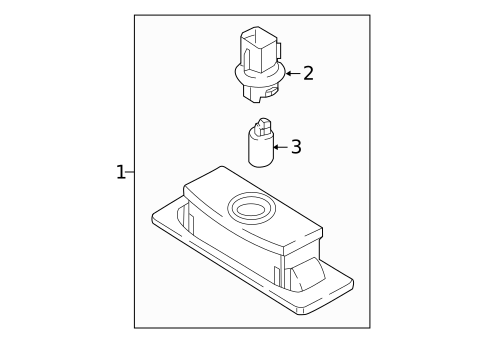 License Lamps for 2020 Kia Sportage #0