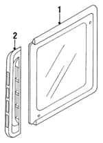 8971217612 - : Glass for Isuzu Image