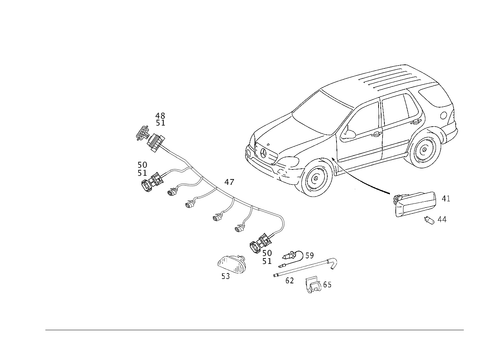 Front Illumination for 2002 Mercedes-Benz ML55 AMG #1