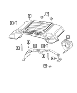 68333689AA - Engine: Isolator Bracket for Mopar Image