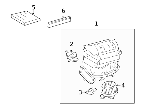 Blower Motor & Fan for 2010 Pontiac Vibe #0