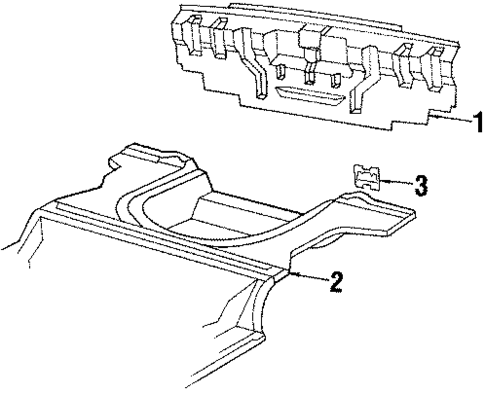 Rear Body for 1987 Pontiac Sunbird #1